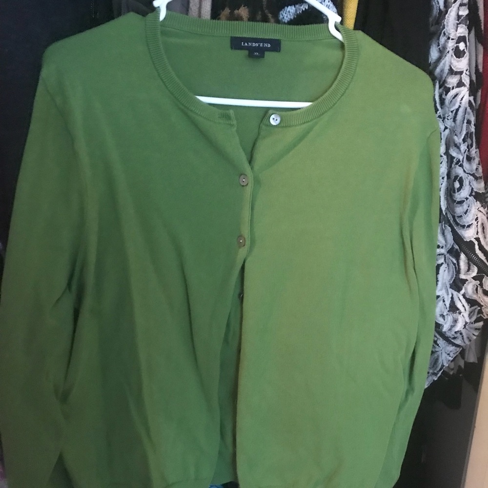 💥BOGO💥 Lands End Cardigan Size 1X